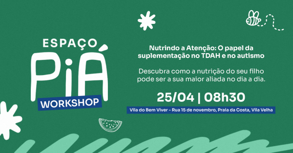 Imagem do evento Workshop Espaço Piá