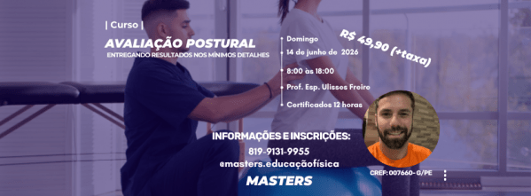 Imagem do evento Avaliação Postural - Entregando resultados nos mínimos detalhes