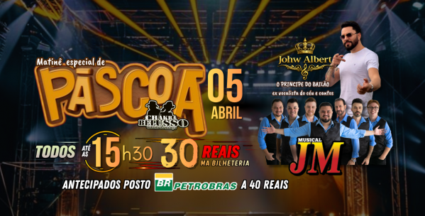 Imagem do evento MATINÊ DE PÁSCOA - CHAKRA BELUSSO