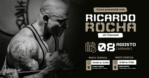 Imagem do evento Curso Presencial com Ricardo Rocha em Cascavel