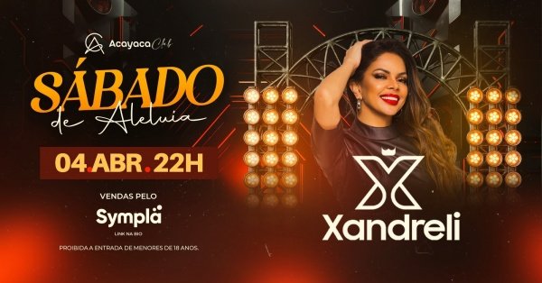 Imagem do evento Sábado De Aleluia com Xandreli