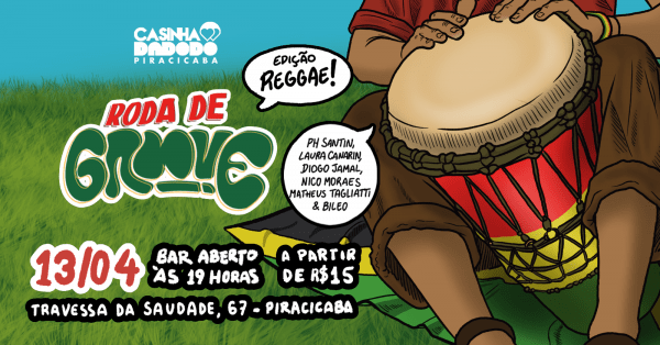 Imagem do evento RODA DE GROOVE - REGGAE!