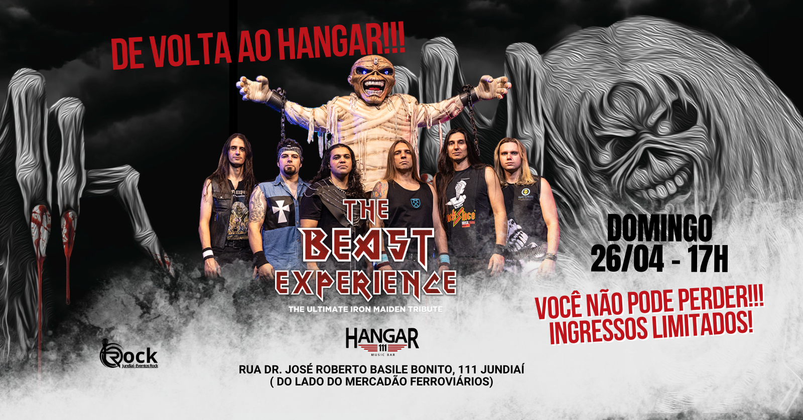 The Beast Experience - Iron Maiden Cover em Jundiaí - Sympla
