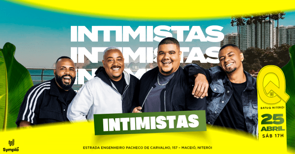 Imagem do evento INTIMISTAS na BATUQ NITERÓI!!
