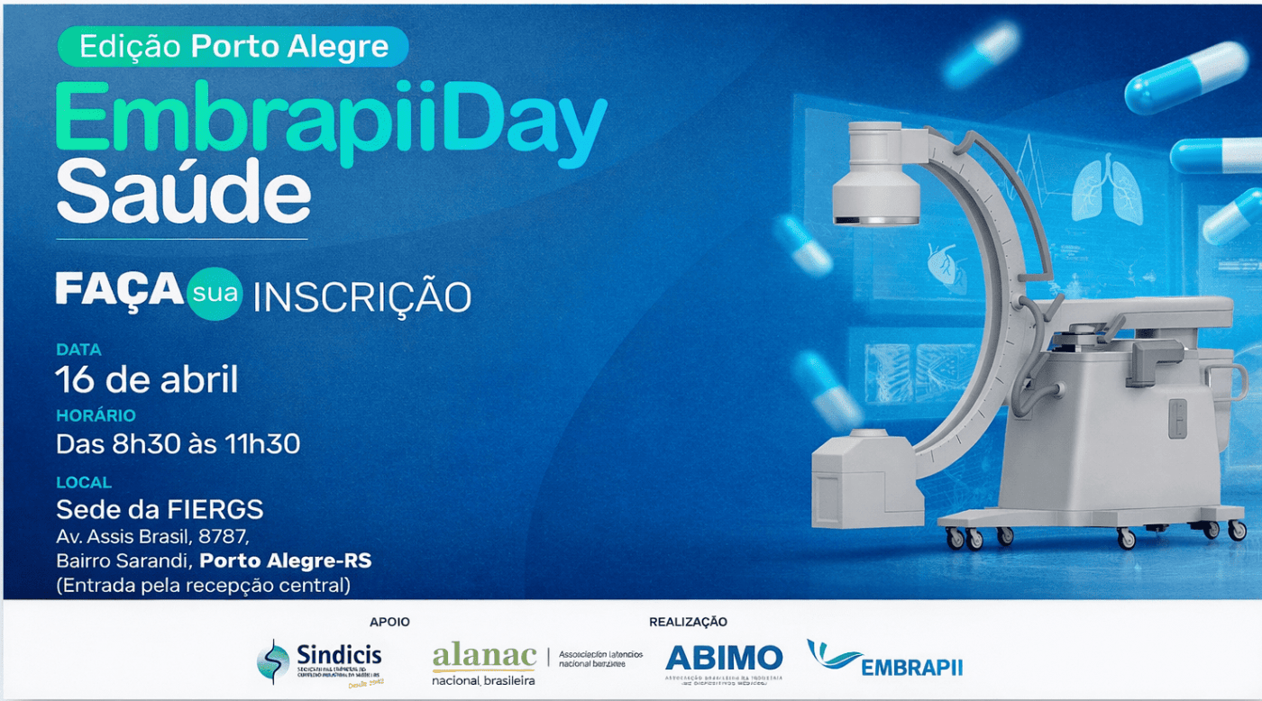 Embrapii Day Saúde - Edição Porto Alegre em Porto Alegre - Sympla