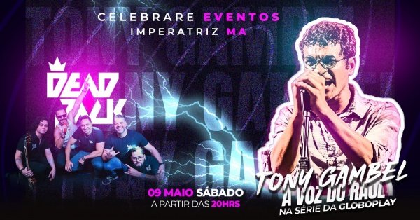 Imagem do evento Tony Gambel - A Voz do Raul