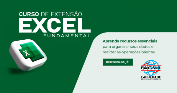 Imagem do evento Curso de Excel Fundamental | FACSUL