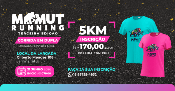 MAMUT RUNNING 3° EDIÇÃO (DUPLAS)