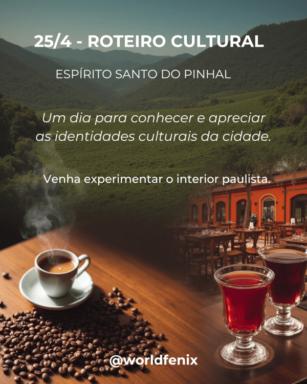 Imagem do evento Experiência cultural & gastronômica Espirito Santo do Pinhal
