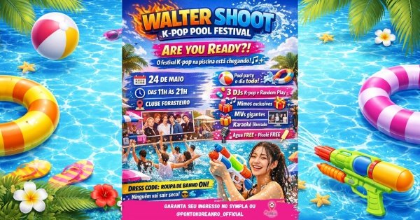Imagem do evento Water shoot k-pop pool 2026