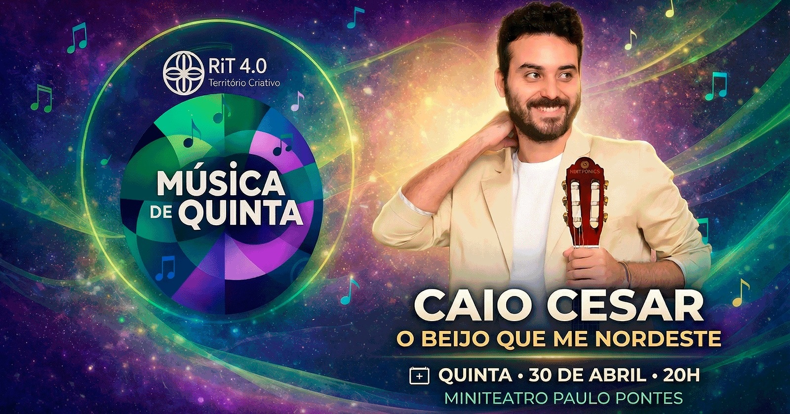 Caio Cesar - O beijo que me Nordestes - Campina Grande, PB
