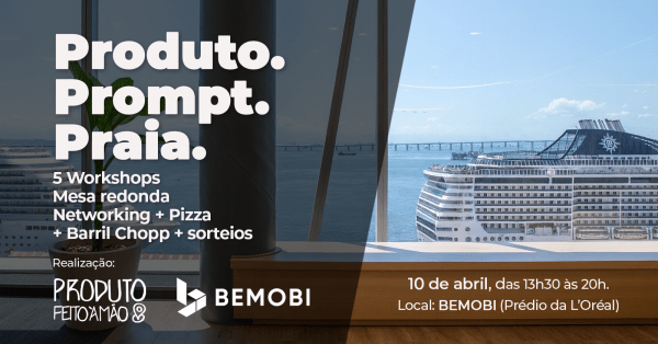 Imagem do evento Produto. Prompt. Praia. 