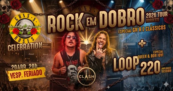 Imagem do evento Rock em Dobro - Guns n Roses Celebration