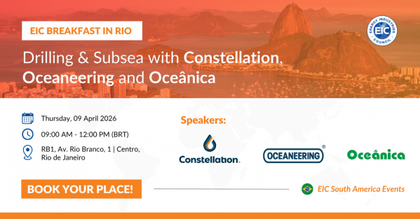 Imagem do evento Breakfast in Rio: Drilling & Subsea with Constellation, Oceaneering and Oceânica