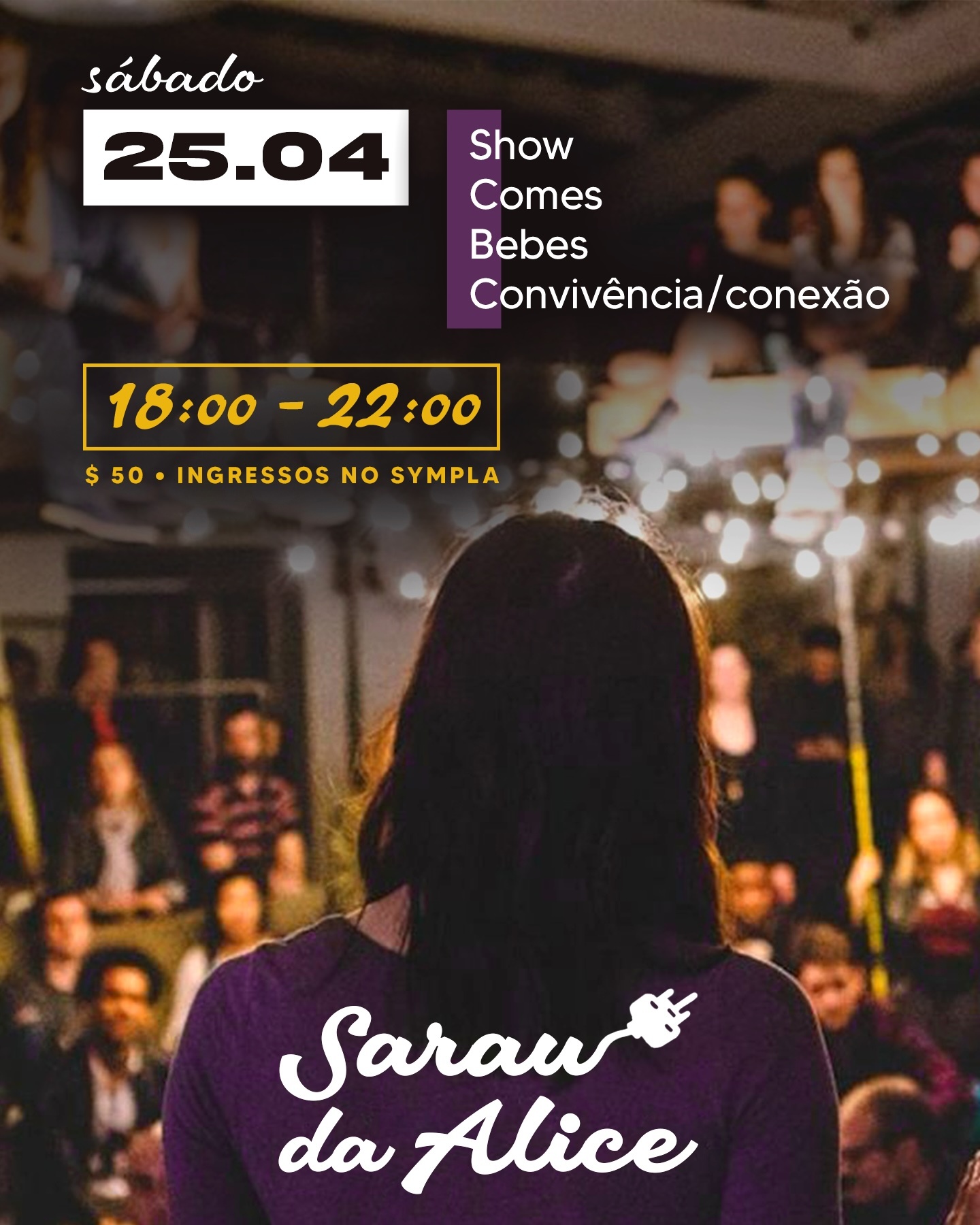 Sarau da Alice: Alice Passos canta MPB intimista em Piracicaba