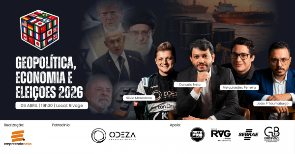 Imagem do evento O MUNDO ESTÁ MUDANDO - O BRASIL ESTÁ PREPARADO? GEOPOLÍTICA E ELEIÇÕES 2026 COM DANUZIO NETO