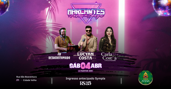 Imagem do evento MARCANTES, A FESTA DO BREGA #46