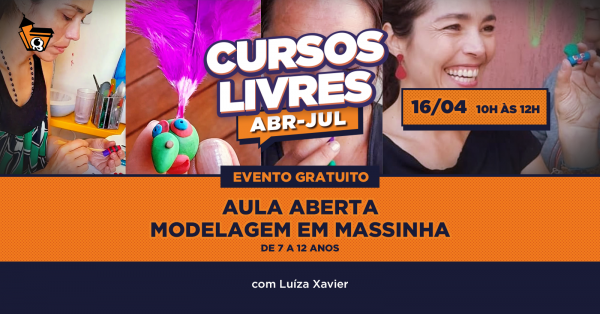 Imagem do evento Aula Aberta - Modelagem em Massinha