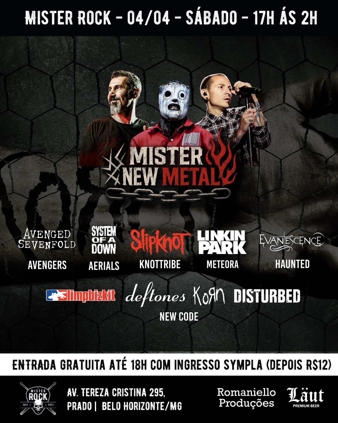 04.04 - Mister New Metal: System of Down, Linkin Park, Slipknot