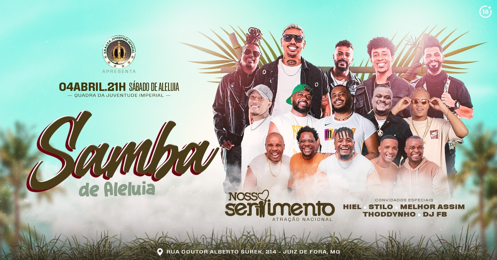 SAMBA DE ALELUIA / NOSSO SENTIMENTO + CONVIDADOS - Juiz de Fora, MG