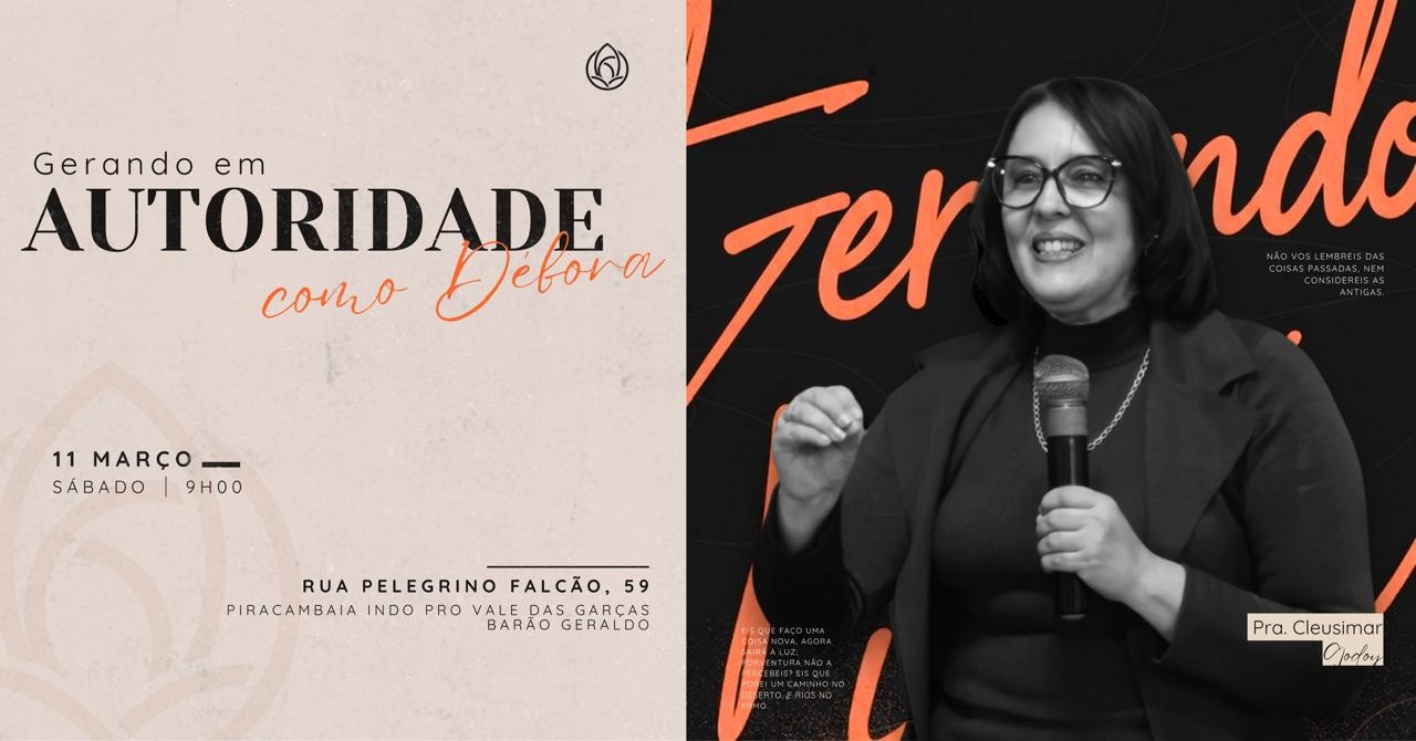 Imagem de Capa do Evento Encontro de Mulheres - Gerando Autoridade