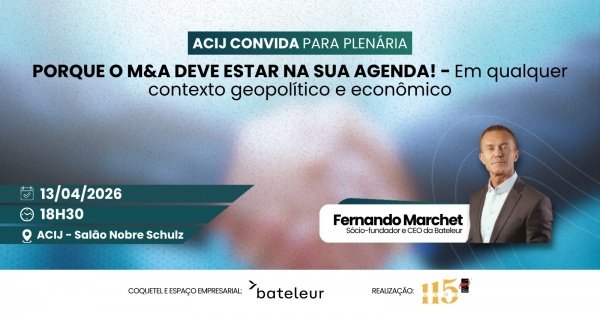 Imagem do evento Plenária ACIJ - Transações Societárias (M&A)