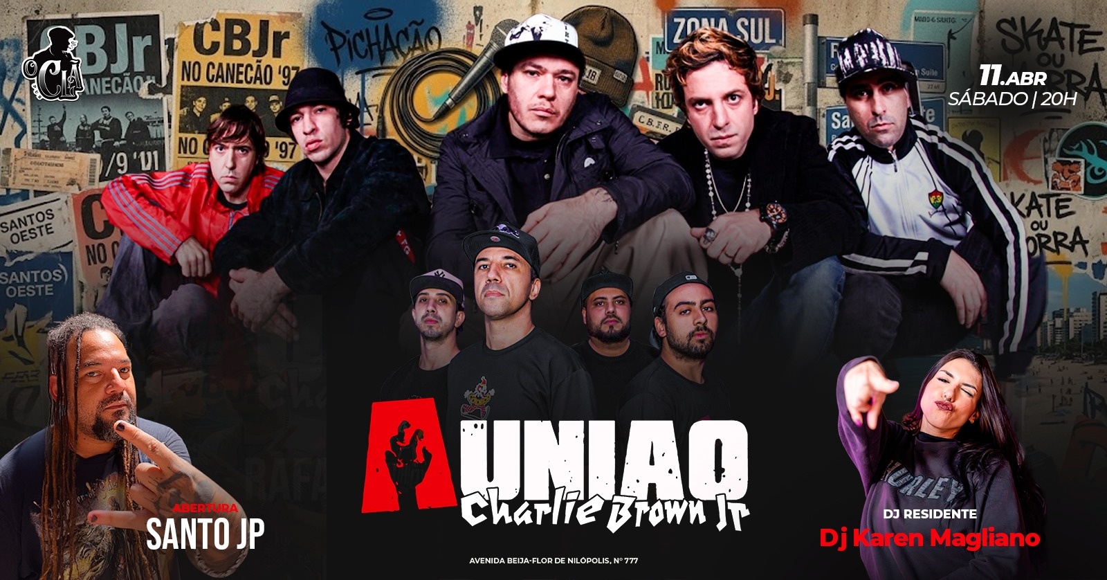 Tributo ao Charlie Brown Jr. CONEXÃO RJ x SP Banda A UNIÃO CBJR. - Nilópolis, RJ