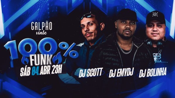 Imagem do evento 100% FUNK no Galpão 20