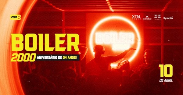 Imagem do evento FESTA BOILER 4 ANOS!!! ~ 10 DE ABRIL