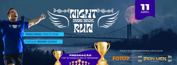 Imagem do evento 5ª NIGHT SHOW MUSIC RUN