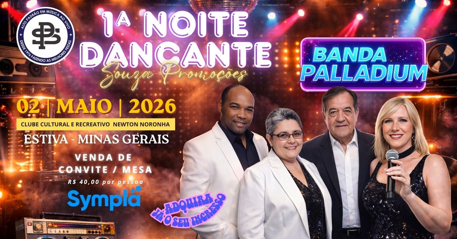 NOITE DANÇANTE SOUZA PROMOÇÕES - Estiva, MG