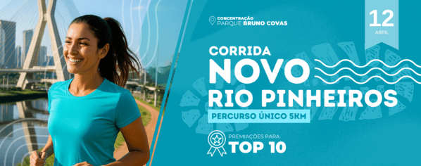 Imagem do evento 12ª CORRIDA PROJETO NOVO RIO PINHEIROS