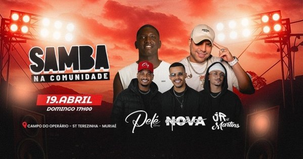 Imagem do evento Samba na comunidade
