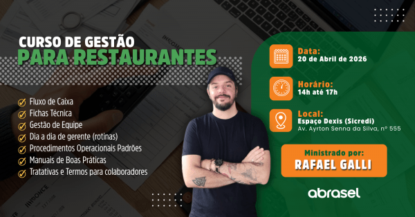 Imagem do evento Curso de Gestão para restaurantes
