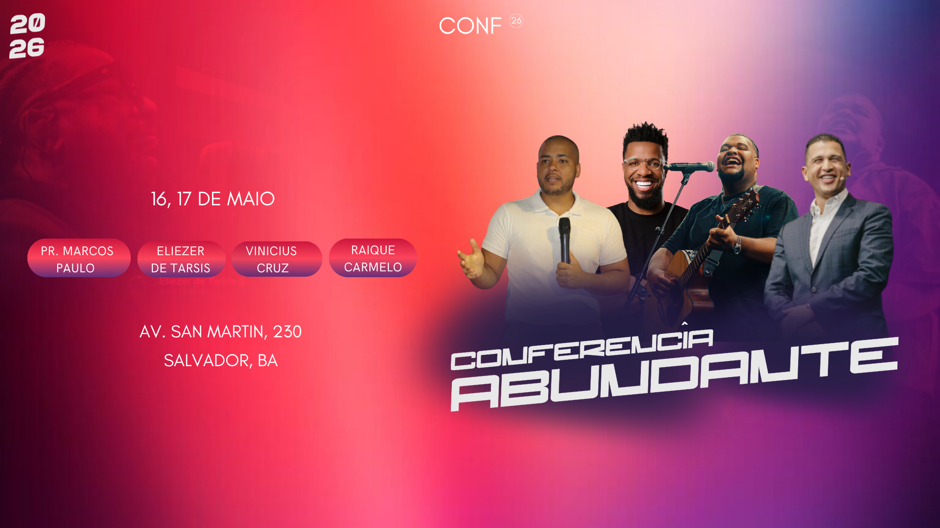 Imagem de Capa do Evento CONFERÊNCIA ABUNDANTE 2026