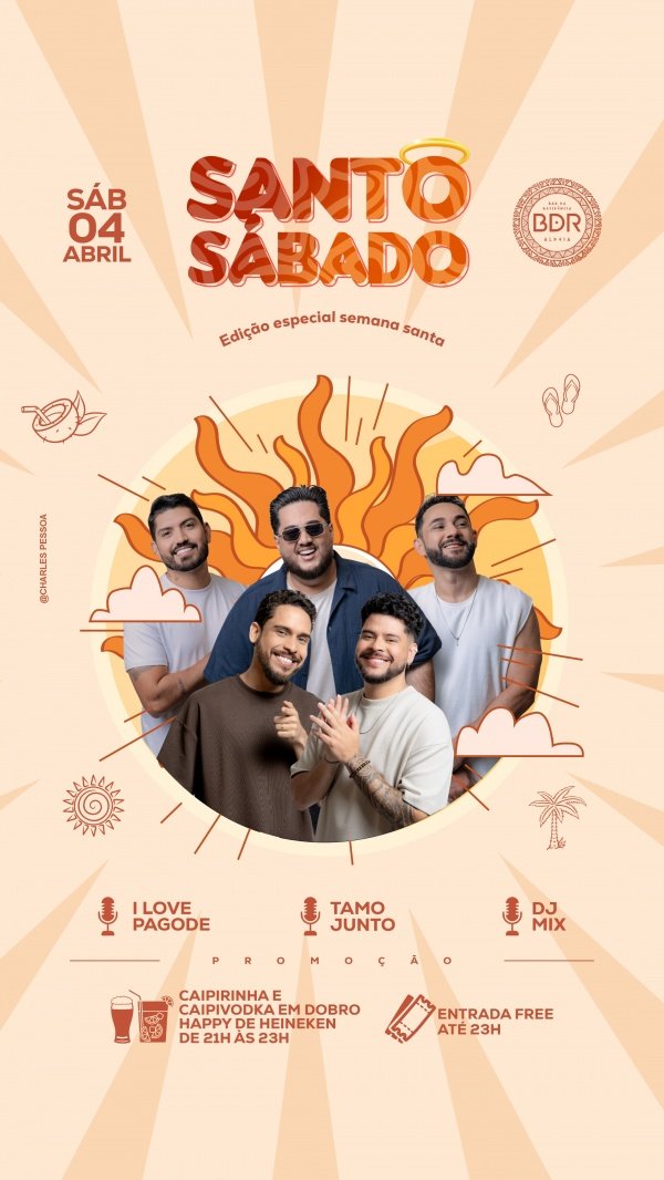 Imagem do evento Santo Sábado - BDR