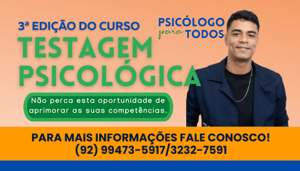Imagem do evento 3ª Edição do Curso: Testagem Psicológica