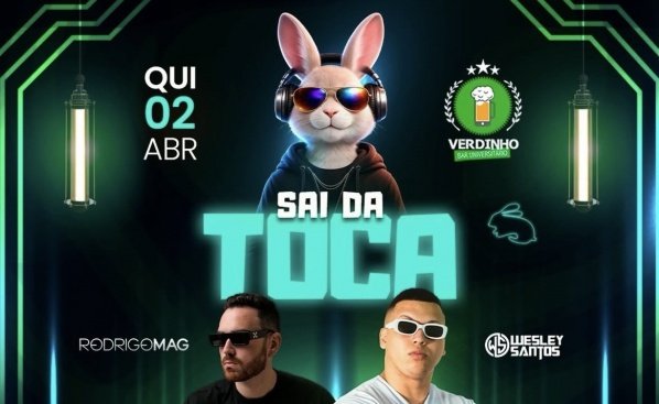 Imagem do evento 02/4 - Sai da Toca