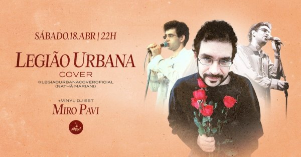 Imagem do evento LEGIÃO URBANA COVER no Ahoy! Tavern Club