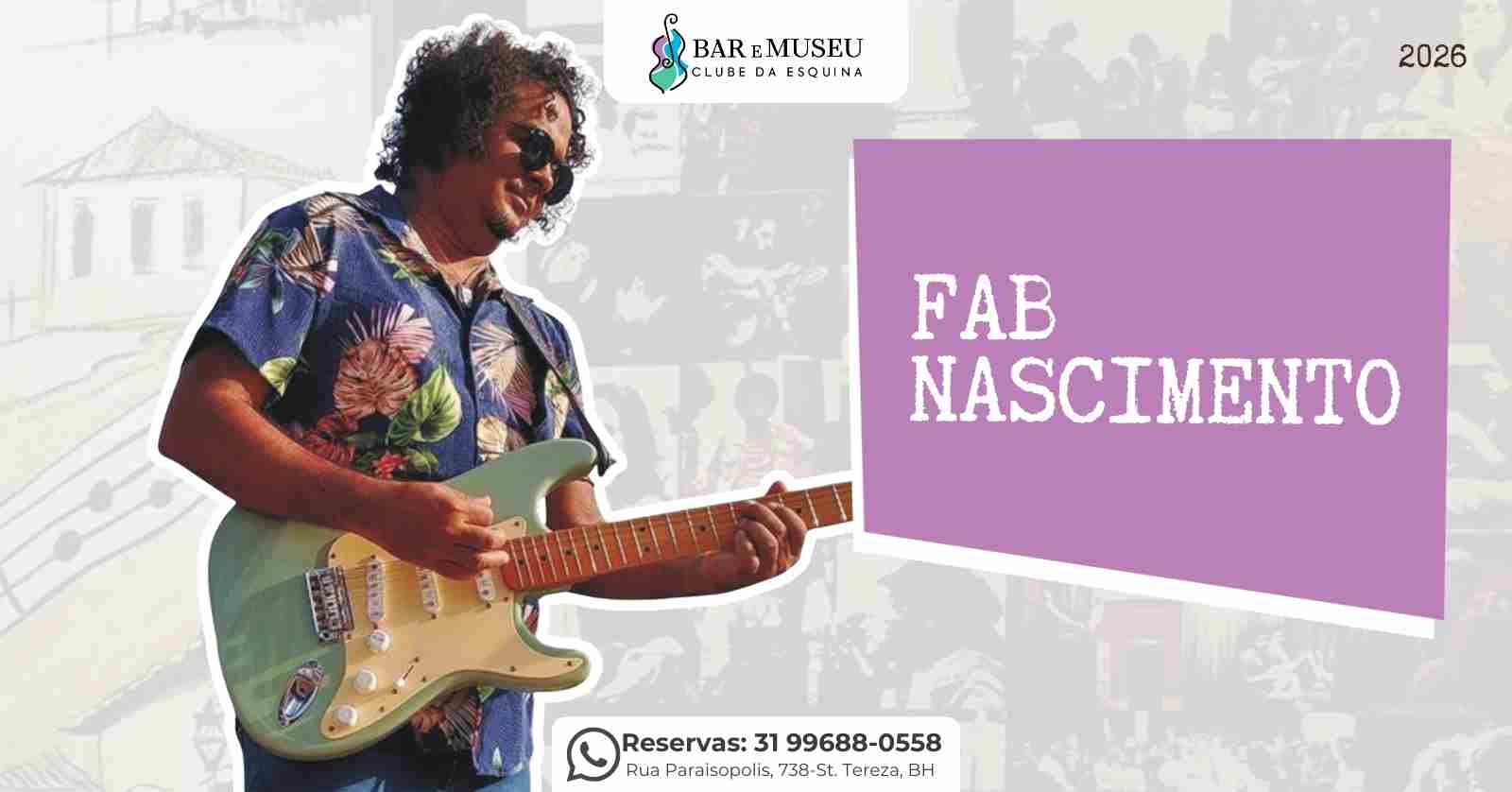 Fab Nascimento canta Clube da Esquina 
