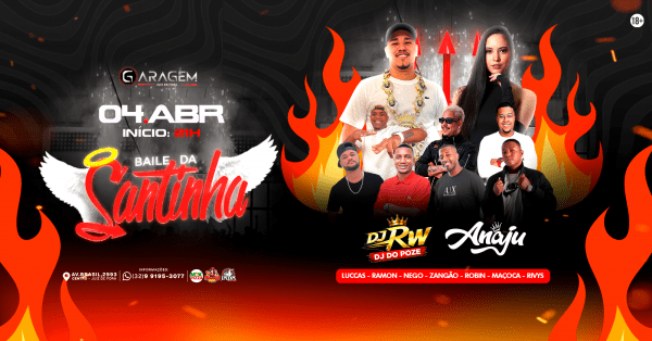 Imagem do evento BAILE DA SANTINHA|RW dj do POZE DO RODO+ANAJU
