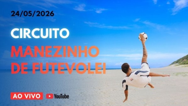 Imagem do evento Circuito Manezinho de Futevôlei - ETAPA 24/05/26 ARENA G4