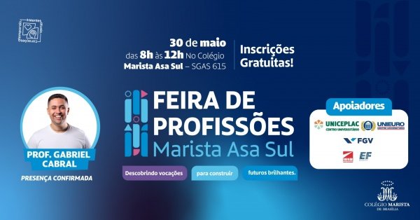 Imagem do evento Feira de Profissões 2026