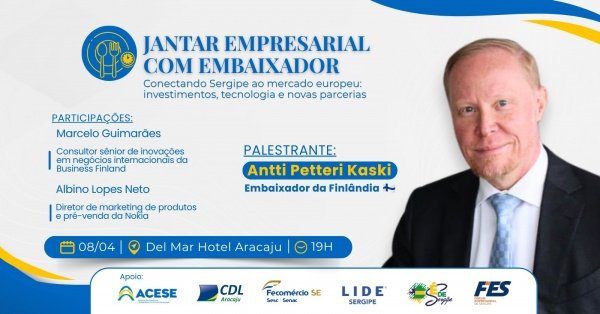 Imagem do evento JANTAR EMPRESARIAL COM EMBAIXADOR