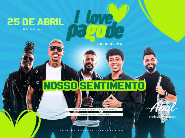 I LOVE PAGODE RAPOSOS/MG COM NOSSO SENTIMENTO - Raposos, MG