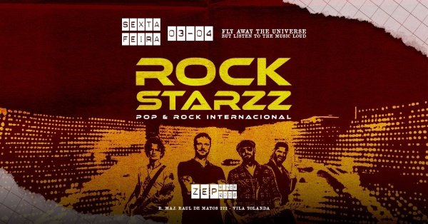 Imagem do evento ROCKSTARZZ - POP & ROCK INTERNACIONAL