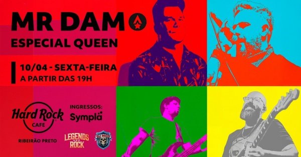 Imagem do evento MR. DAM - Especial QUEEN - Legends Of Rock
