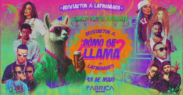 Imagem do evento Como se Llama - Edição Presidente Prudente