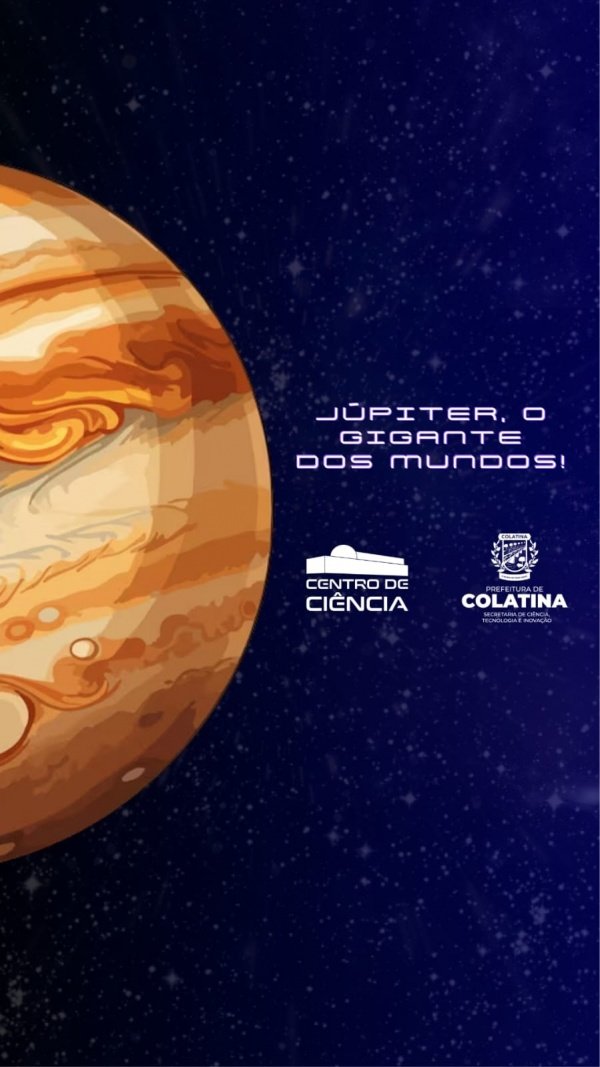 Imagem do evento 16 de abril - Observação Astronômica - "Júpiter os gigante dos mundos"