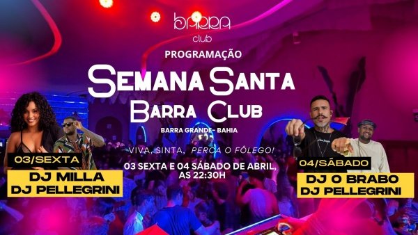 Imagem do evento Semana Santa Barra Club
